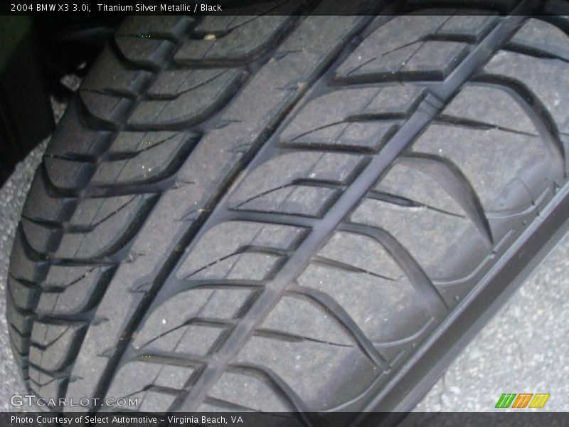 Titanium Silver Metallic / Black 2004 BMW X3 3.0i