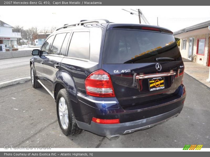 Capri Blue Metallic / Macadamia 2007 Mercedes-Benz GL 450