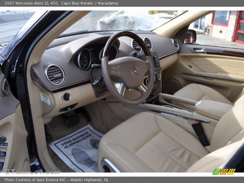 Capri Blue Metallic / Macadamia 2007 Mercedes-Benz GL 450