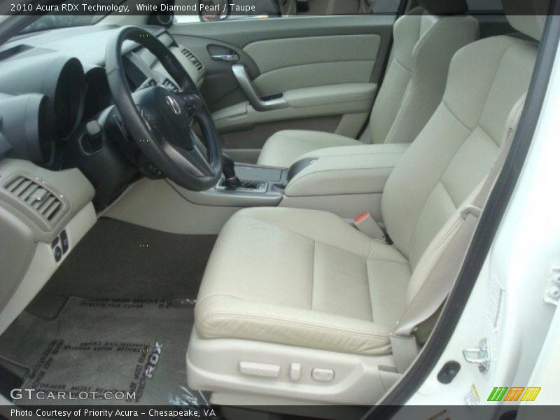  2010 RDX Technology Taupe Interior