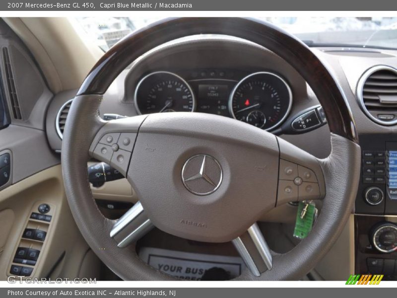 Capri Blue Metallic / Macadamia 2007 Mercedes-Benz GL 450