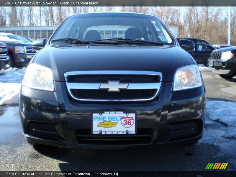 Black / Charcoal Black 2007 Chevrolet Aveo LS Sedan