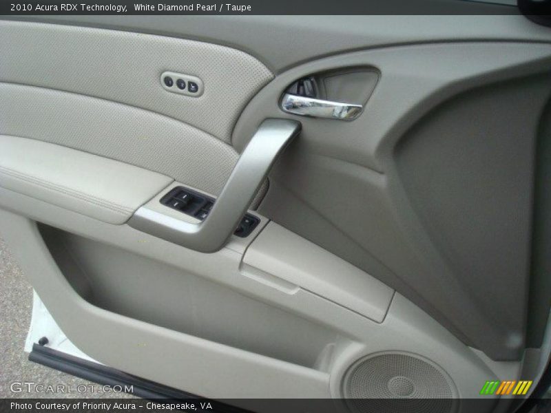 White Diamond Pearl / Taupe 2010 Acura RDX Technology