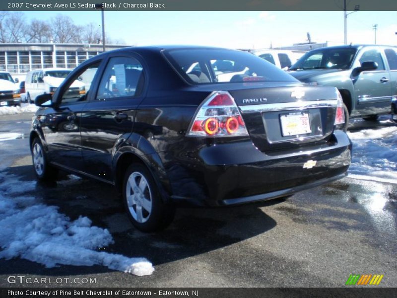 Black / Charcoal Black 2007 Chevrolet Aveo LS Sedan
