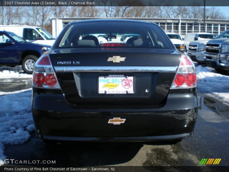 Black / Charcoal Black 2007 Chevrolet Aveo LS Sedan