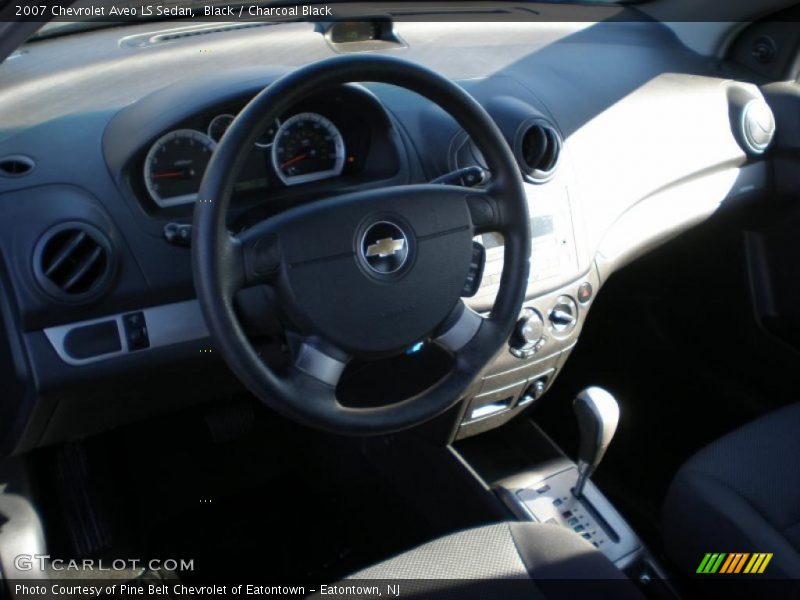 Black / Charcoal Black 2007 Chevrolet Aveo LS Sedan