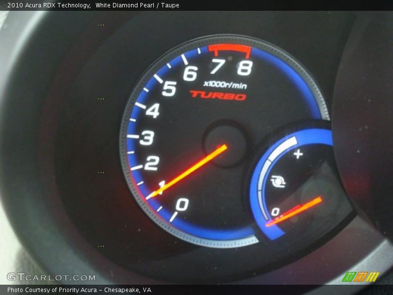 White Diamond Pearl / Taupe 2010 Acura RDX Technology