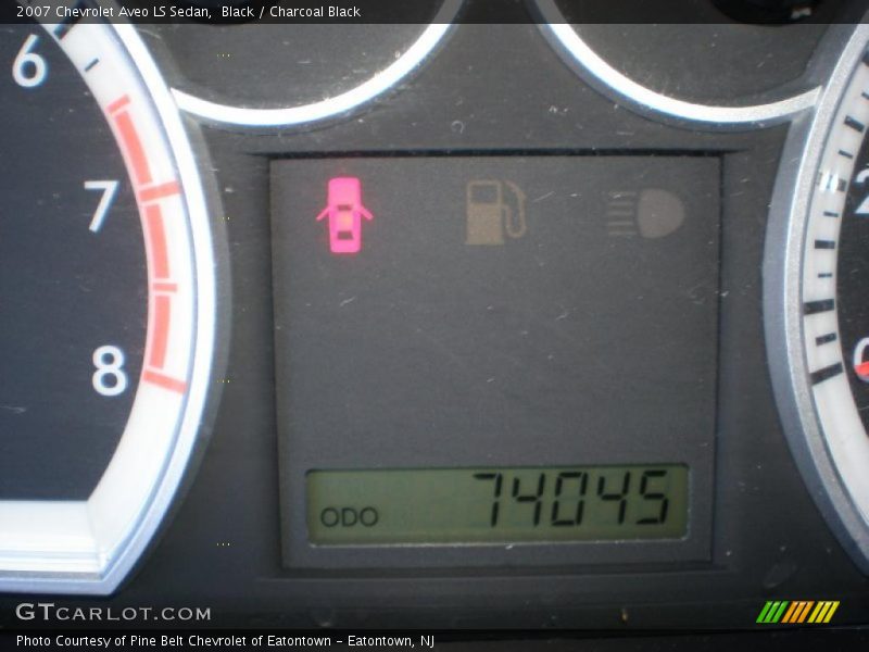 Black / Charcoal Black 2007 Chevrolet Aveo LS Sedan