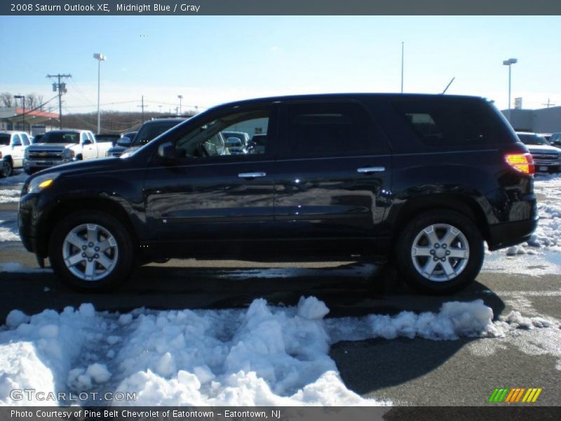 Midnight Blue / Gray 2008 Saturn Outlook XE