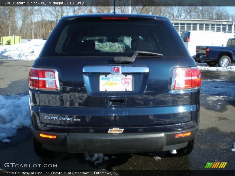 Midnight Blue / Gray 2008 Saturn Outlook XE