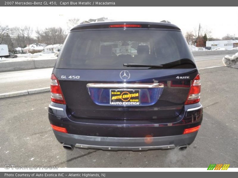 Capri Blue Metallic / Macadamia 2007 Mercedes-Benz GL 450