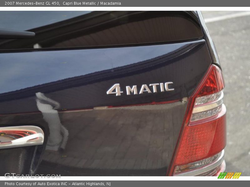 Capri Blue Metallic / Macadamia 2007 Mercedes-Benz GL 450