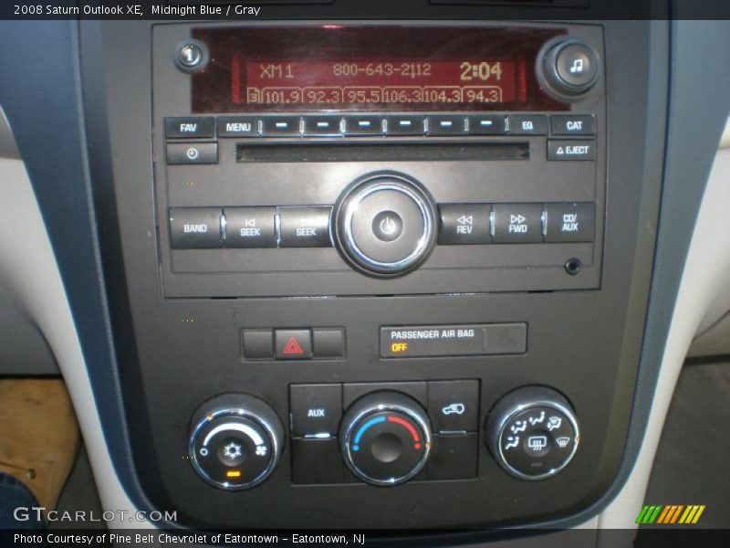 Midnight Blue / Gray 2008 Saturn Outlook XE
