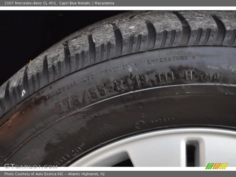 Capri Blue Metallic / Macadamia 2007 Mercedes-Benz GL 450
