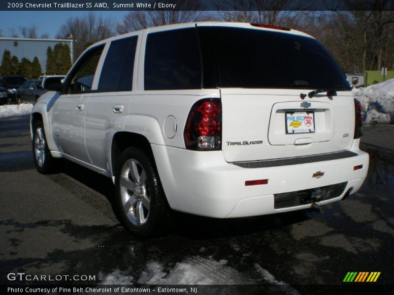 Summit White / Ebony 2009 Chevrolet TrailBlazer SS AWD
