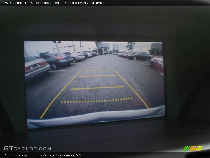 White Diamond Pearl / Parchment 2010 Acura TL 3.5 Technology