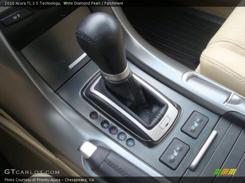White Diamond Pearl / Parchment 2010 Acura TL 3.5 Technology