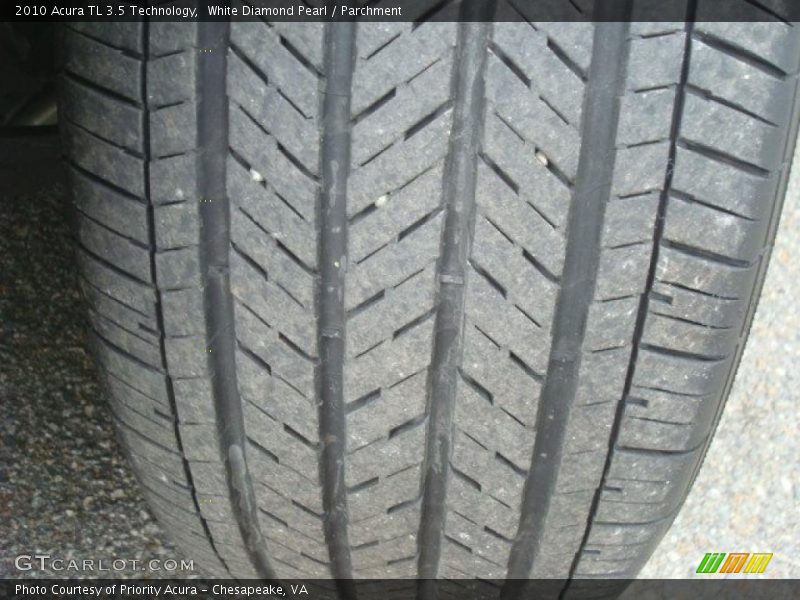 White Diamond Pearl / Parchment 2010 Acura TL 3.5 Technology