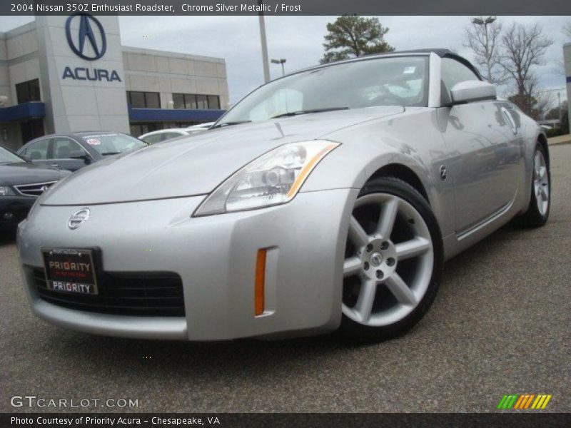 Chrome Silver Metallic / Frost 2004 Nissan 350Z Enthusiast Roadster