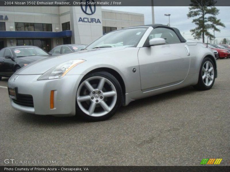 Chrome Silver Metallic / Frost 2004 Nissan 350Z Enthusiast Roadster
