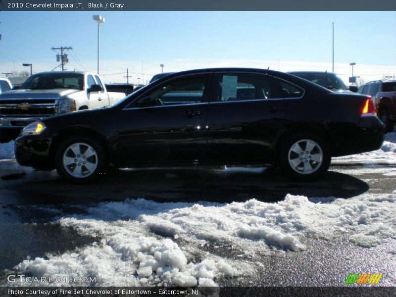 Black / Gray 2010 Chevrolet Impala LT