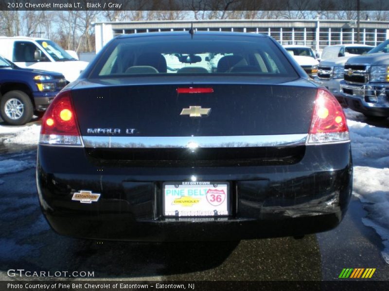 Black / Gray 2010 Chevrolet Impala LT