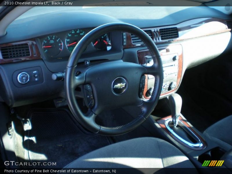 Black / Gray 2010 Chevrolet Impala LT