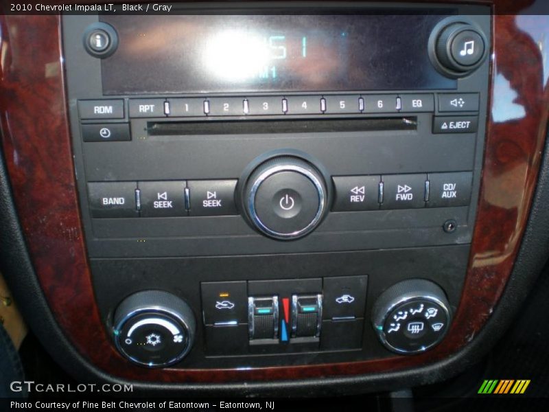 Black / Gray 2010 Chevrolet Impala LT