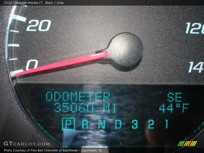Black / Gray 2010 Chevrolet Impala LT