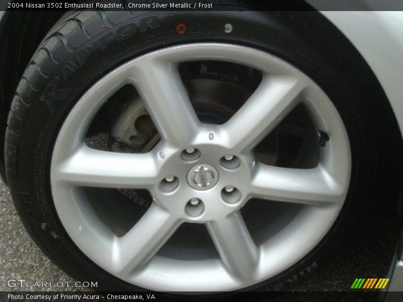 Chrome Silver Metallic / Frost 2004 Nissan 350Z Enthusiast Roadster
