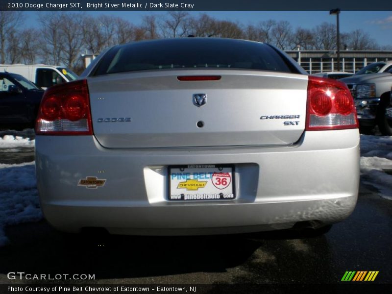 Bright Silver Metallic / Dark Slate Gray 2010 Dodge Charger SXT