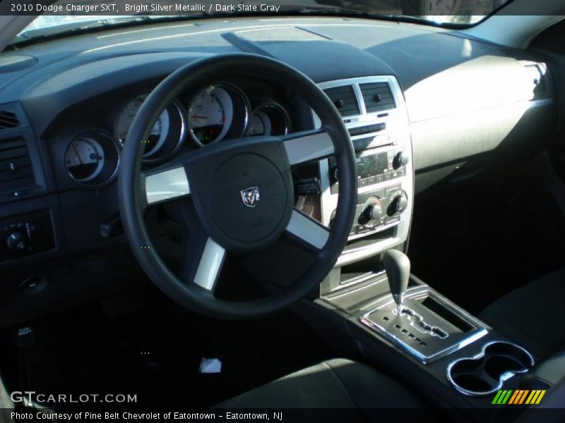 Bright Silver Metallic / Dark Slate Gray 2010 Dodge Charger SXT