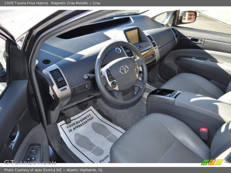 Magnetic Gray Metallic / Gray 2008 Toyota Prius Hybrid