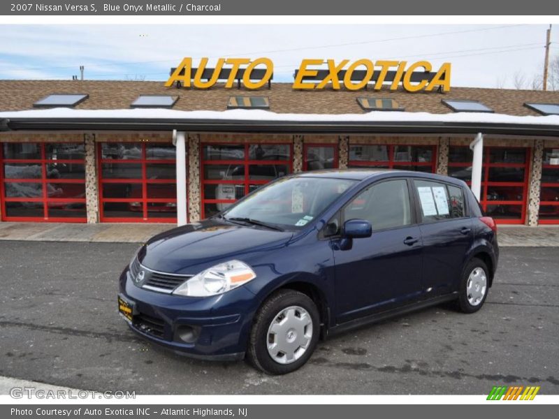 Blue Onyx Metallic / Charcoal 2007 Nissan Versa S