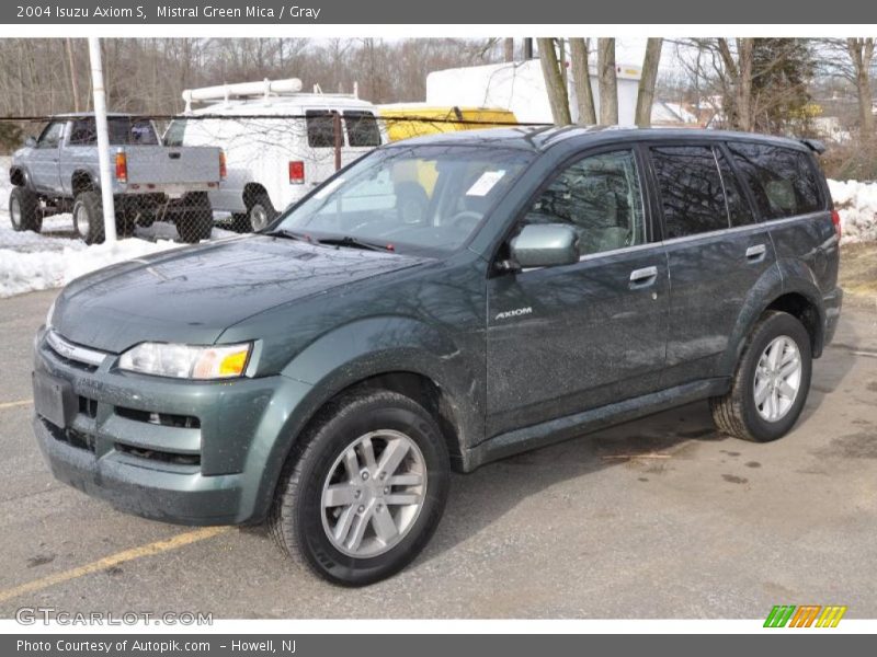 Mistral Green Mica / Gray 2004 Isuzu Axiom S