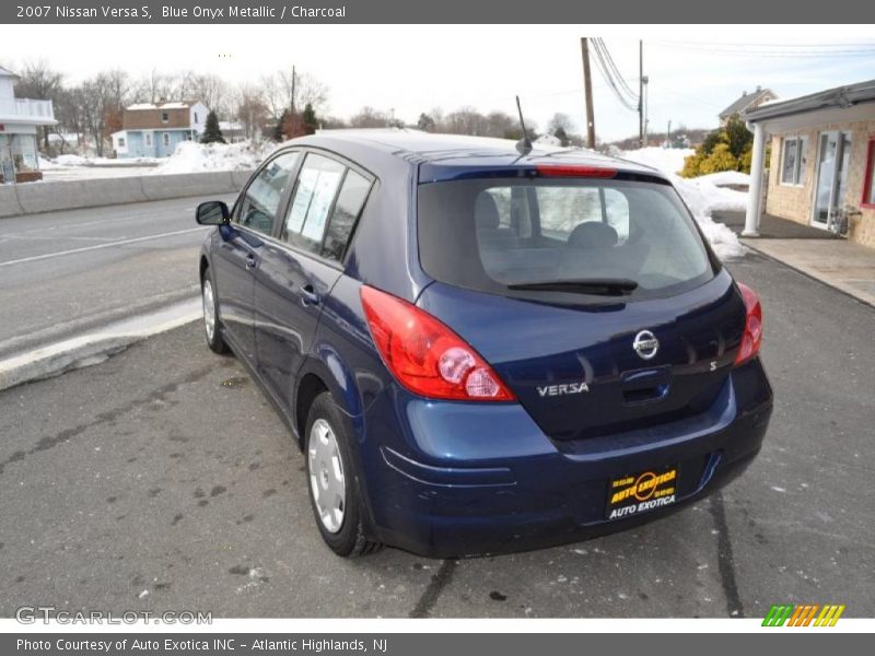 Blue Onyx Metallic / Charcoal 2007 Nissan Versa S