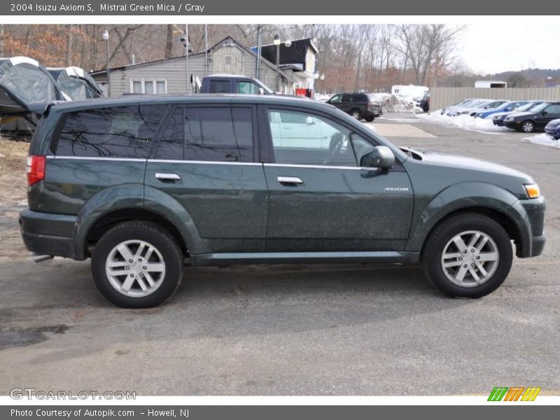 Mistral Green Mica / Gray 2004 Isuzu Axiom S