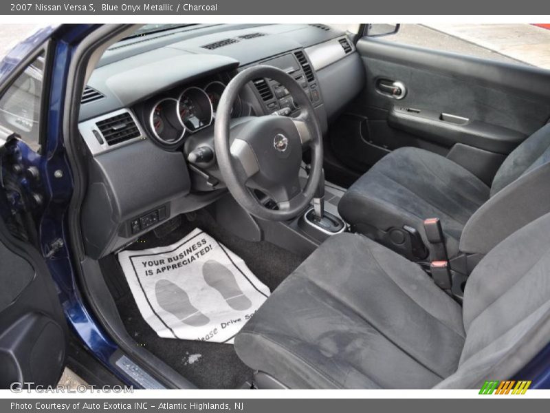 Blue Onyx Metallic / Charcoal 2007 Nissan Versa S