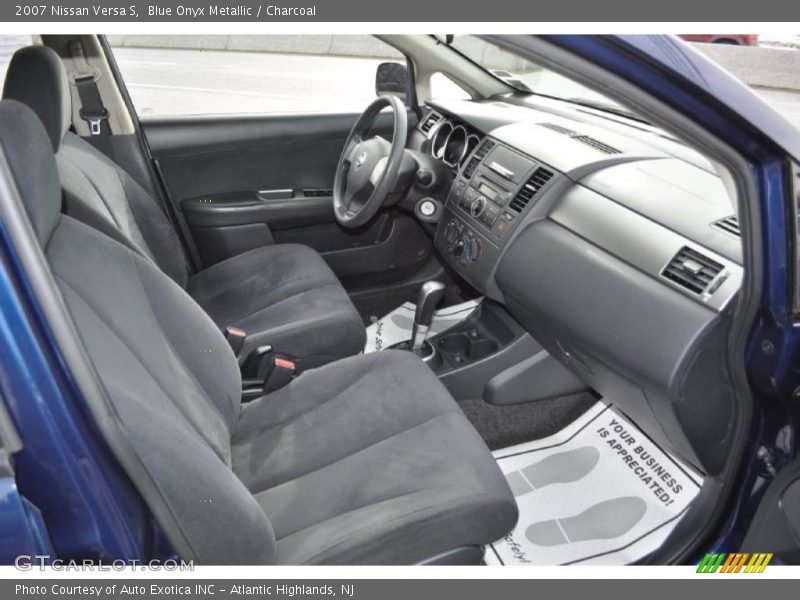 Blue Onyx Metallic / Charcoal 2007 Nissan Versa S