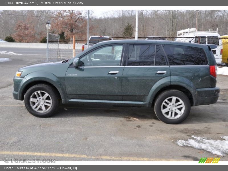 Mistral Green Mica / Gray 2004 Isuzu Axiom S