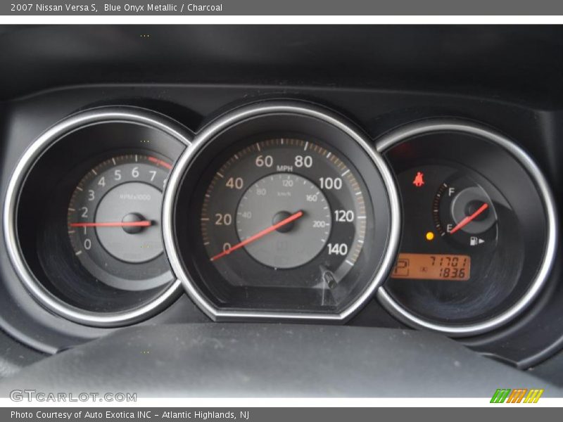 Blue Onyx Metallic / Charcoal 2007 Nissan Versa S