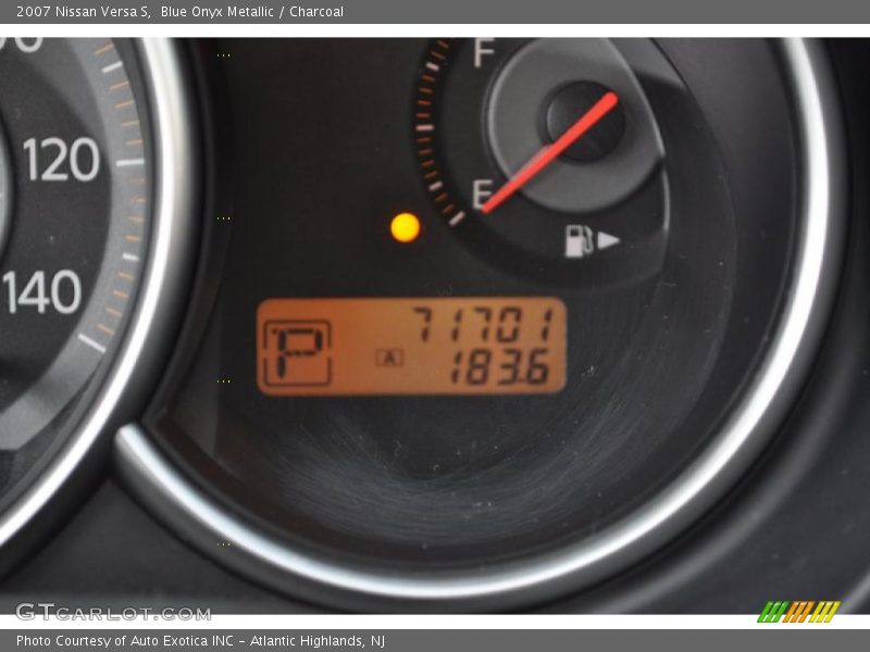 Blue Onyx Metallic / Charcoal 2007 Nissan Versa S