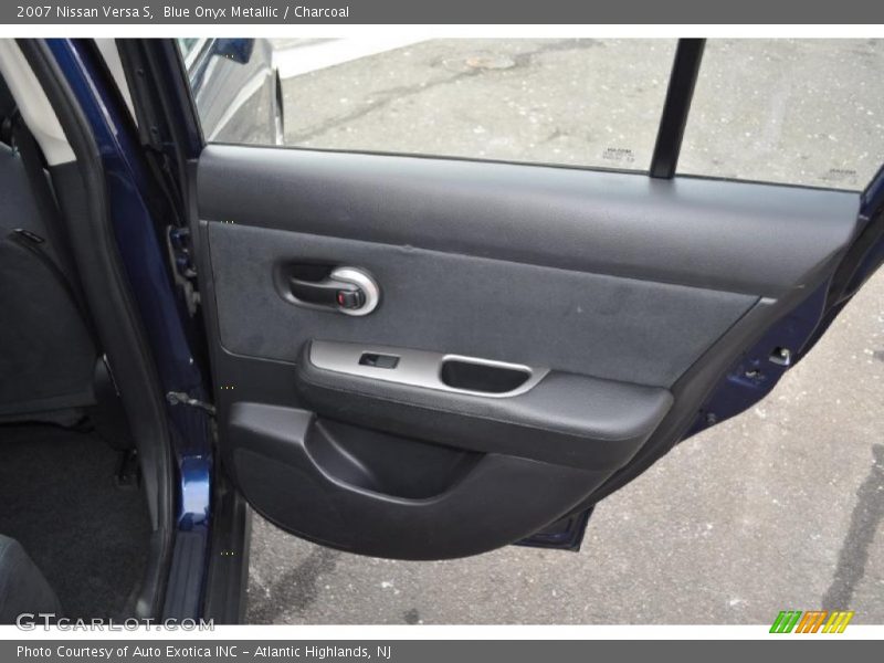Blue Onyx Metallic / Charcoal 2007 Nissan Versa S