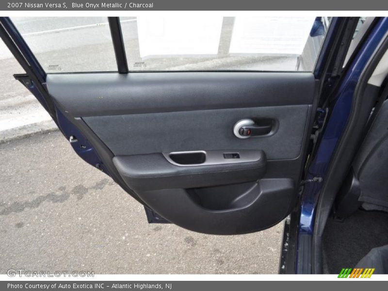 Blue Onyx Metallic / Charcoal 2007 Nissan Versa S