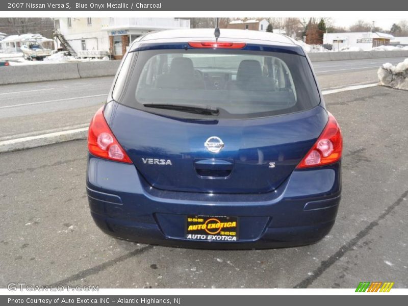 Blue Onyx Metallic / Charcoal 2007 Nissan Versa S