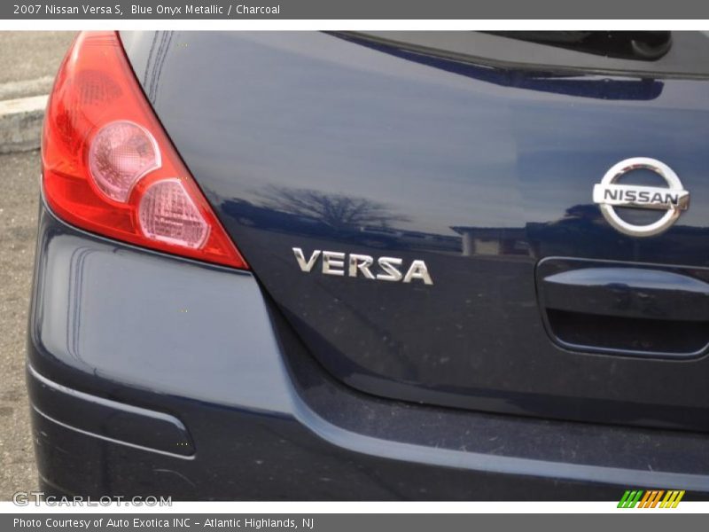Blue Onyx Metallic / Charcoal 2007 Nissan Versa S