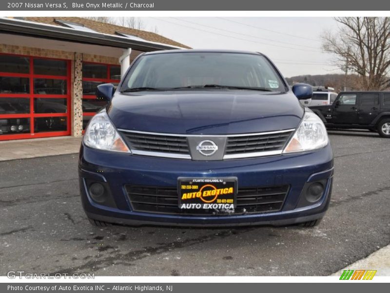 Blue Onyx Metallic / Charcoal 2007 Nissan Versa S