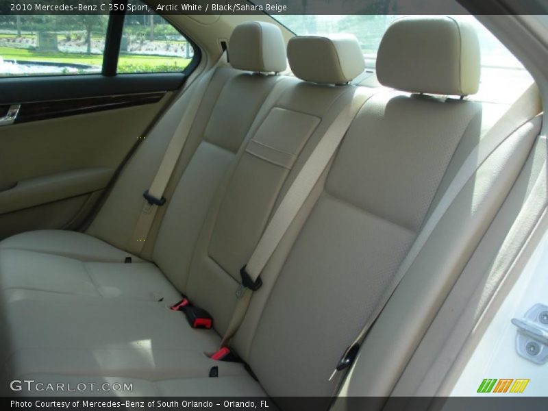 Arctic White / Black/Sahara Beige 2010 Mercedes-Benz C 350 Sport