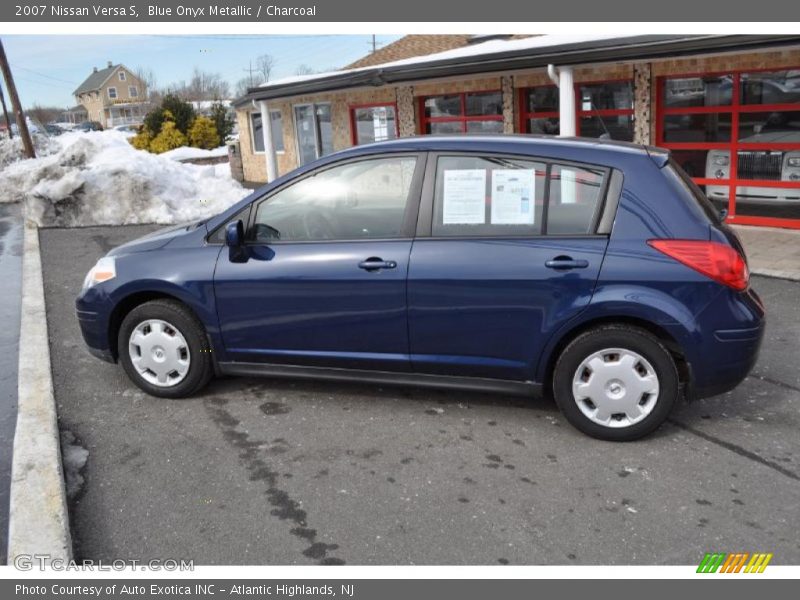 Blue Onyx Metallic / Charcoal 2007 Nissan Versa S