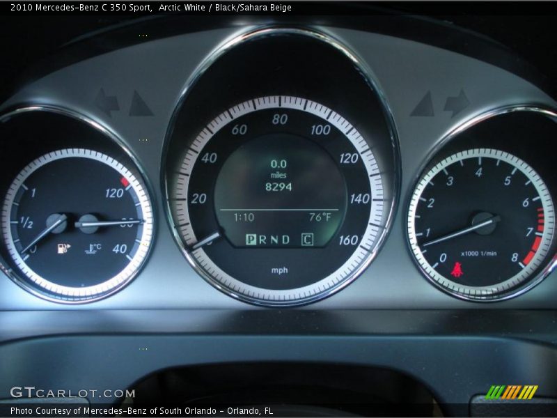  2010 C 350 Sport 350 Sport Gauges